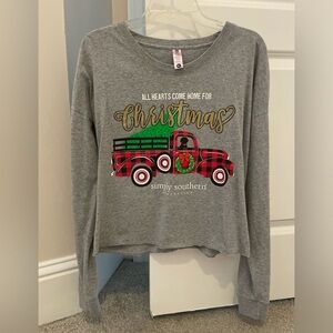 Girls Size XL SIMPLY SOUTHERN COLLECTION Christmas T-shirt